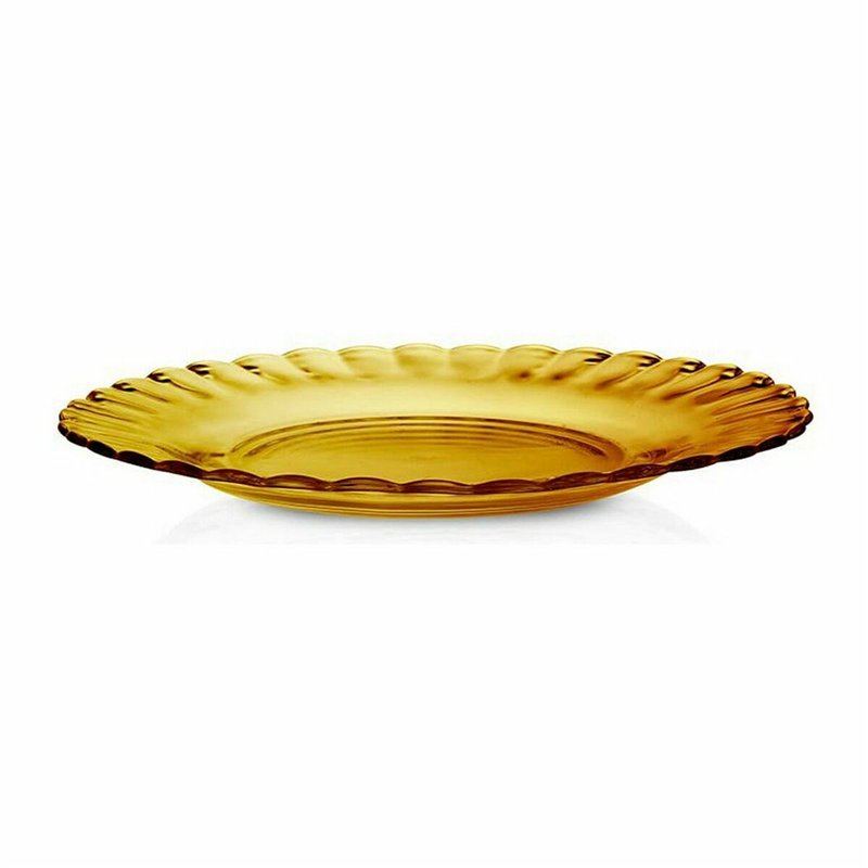 Image secondaire de Assiette à dessert Duralex Picardie Verre Ambre Ø 20,5 cm (48 Unités)
