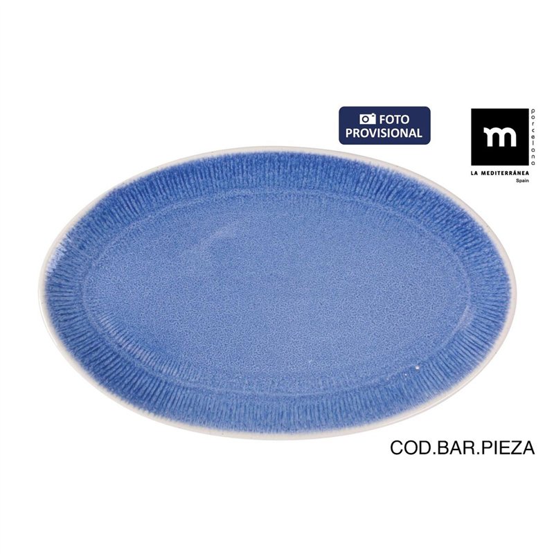 Image secondaire de Plat à Gratin La Mediterránea Calobra Bleu 34,1 x 20,7 cm (12 Unités)
