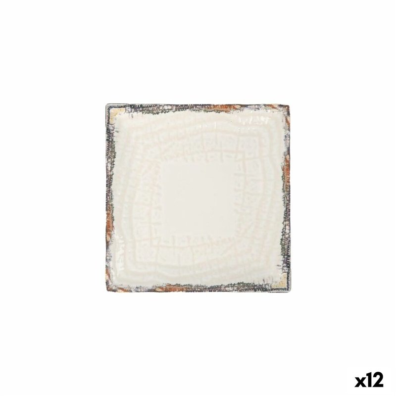Assiette à dessert La Mediterránea Albus 18 x 18 x 2 cm (12 Unités)