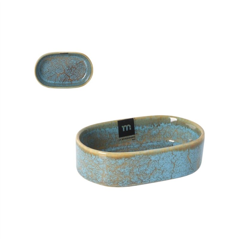 Image secondaire de Plat à Gratin La Mediterránea Scratch blue 13 x 8 x 4 cm (24 Unités)
