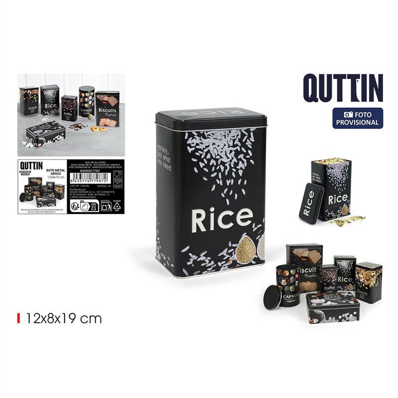 Image secondaire de Boîte en métal Quttin RICE (12 Unités)