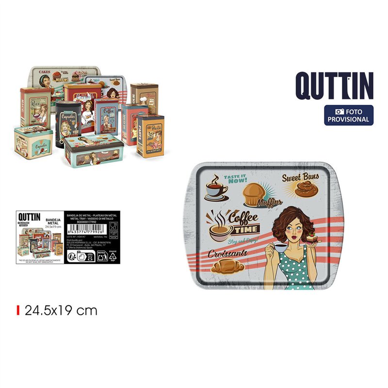 Image secondaire de Boîte en métal Quttin CEREALS (18 Unités)