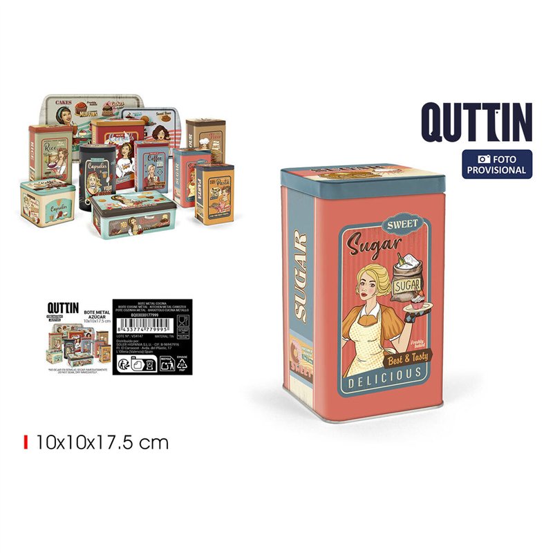 Image secondaire de Boîte en métal Quttin SUGAR (12 Unités)