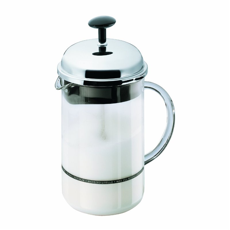 Bodum - 1966-16 - Chambord - Fouet à Lait Grande Mesure, Brillant, 8 oz