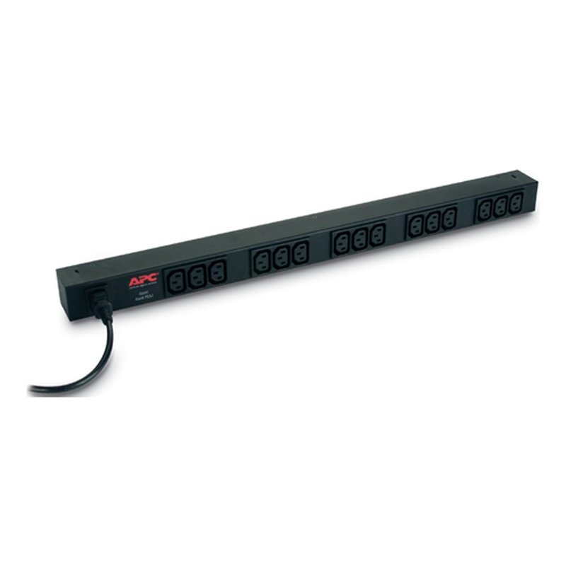 Image secondaire de APC Bandeau de prises - AP9568 - Distribution d'alimentation (simple, zéro unité, 10 A, 230 V, 15 Sorties C13; IEC C14)