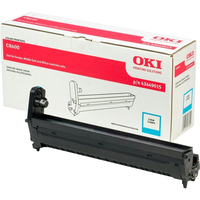 Tambour d’imagerie OKI 43449015 LED, couleur cyan