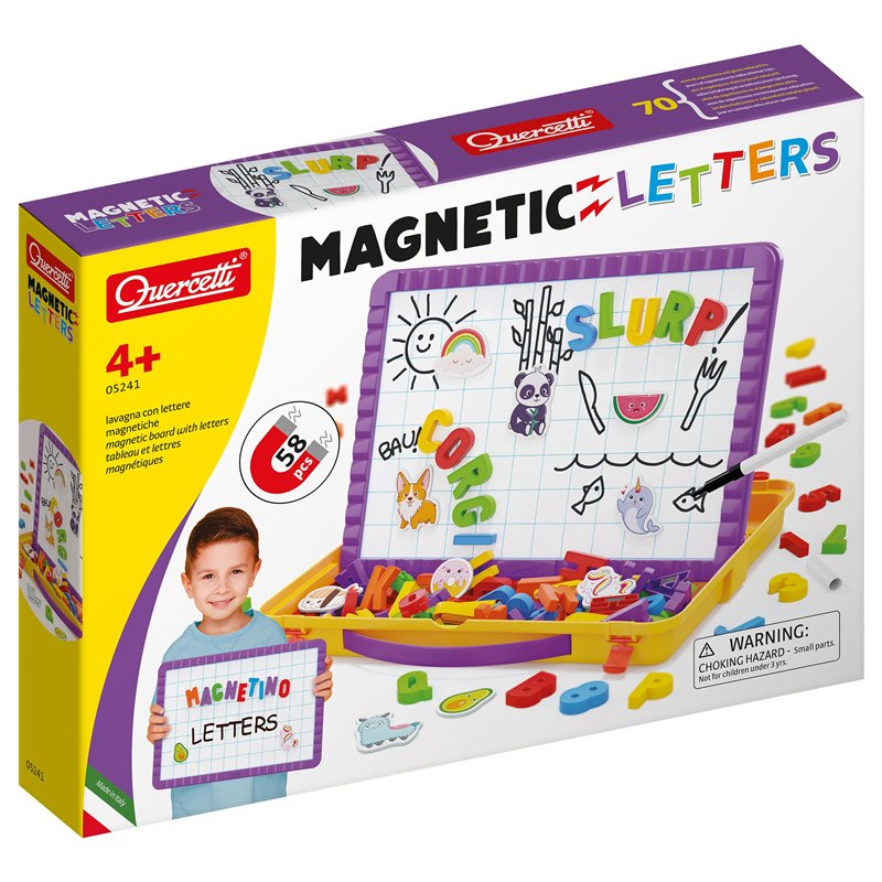 Quercetti - 5241 Tableau Magnétique Letters Loisir Créatif