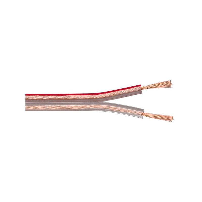 Wentronic 10m 2X 1.5mm Câble pour Enceinte - Transparent