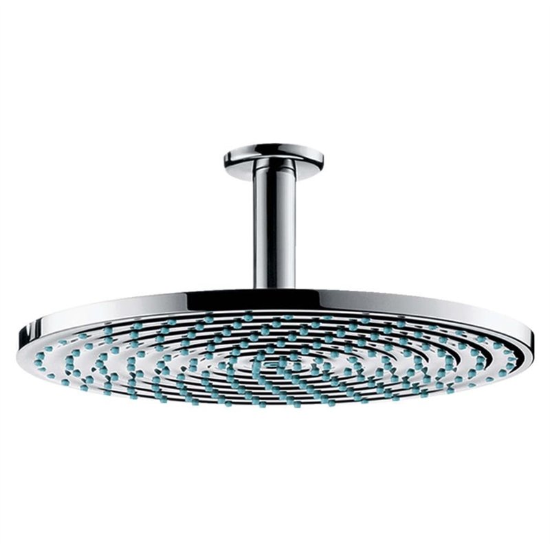hansgrohe Raindance S Douche de tête 300 1 jet avec raccord plafond, chromé, 27494000