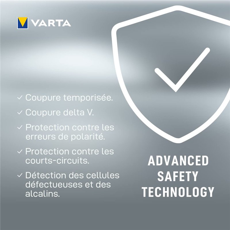 Image secondaire de VARTA Chargeur de Piles, charge jusqu'à 4 AA/AAA Piles rechargeables, LCD Charger, avec câble USB et adaptateur 12V, non équipé
