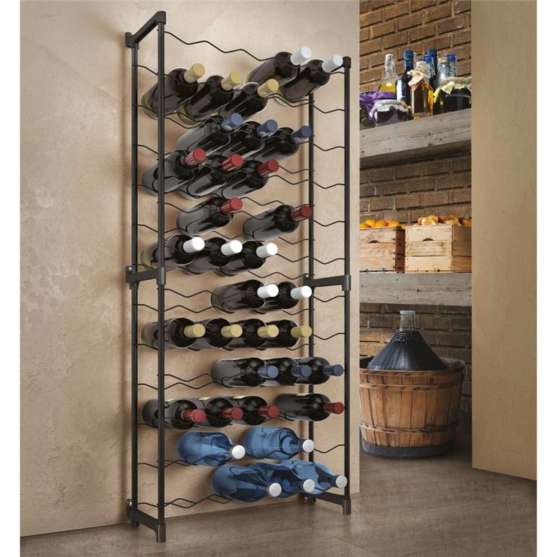Image secondaire de METALTEX - Casier 30 bouteilles - CHIANTI, Noir