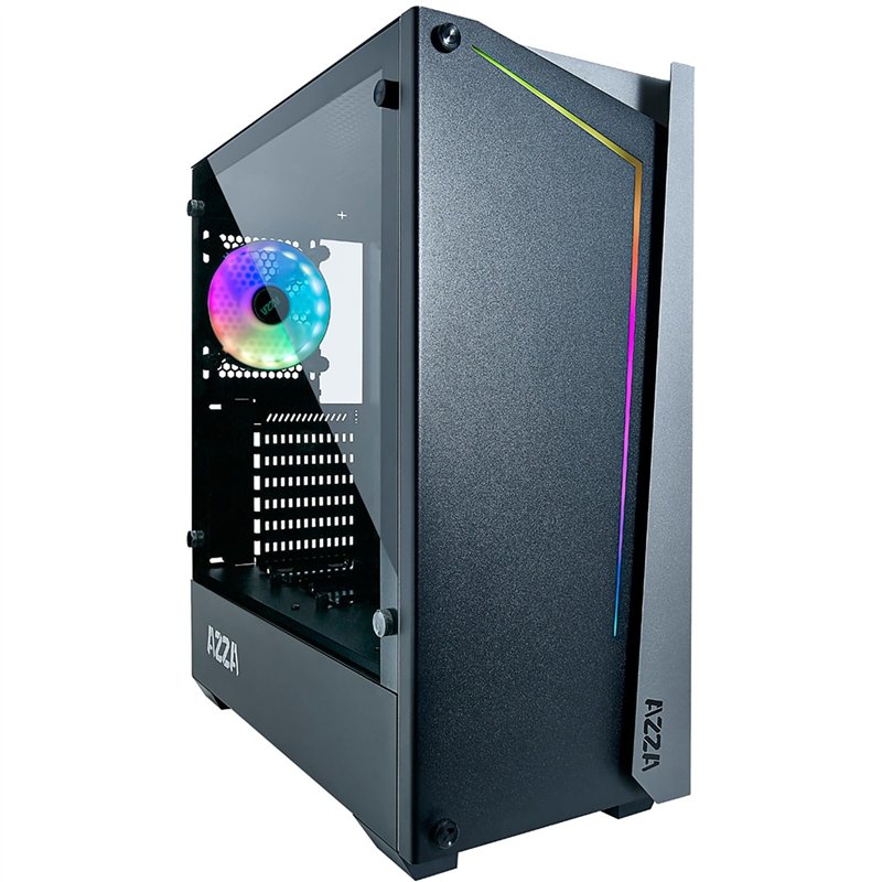 Azza Apollo 430 Midi Tower Noir, Transparent