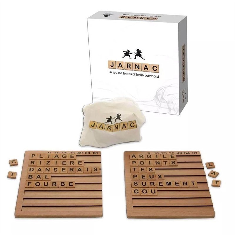 Image secondaire de Blackrock Games JARNAC - Jeu de société - Duel de Mots - 8 Ans et Plus - Jeu de Lettres - vocabulaire - 2 Joueurs - en Famille e