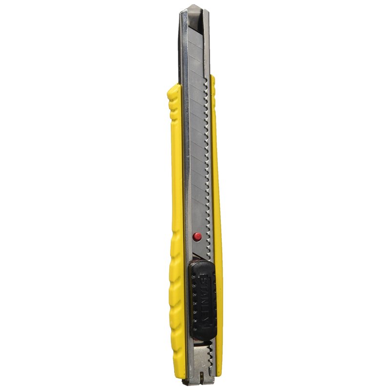STANLEY 0-10-411 Cutter Gamme FATMAX Plus Résistant Largeur De Lame 9 Mm - Idéal Pour Les Moquettes - Acier Inoxydable - Longueu