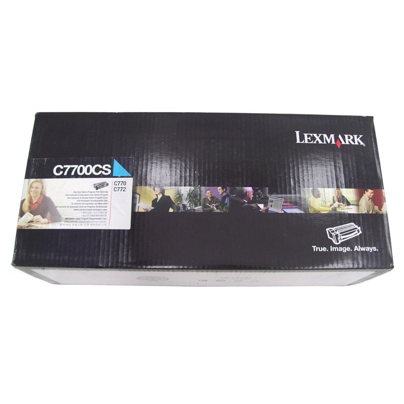 LEXMARK Consommables TONER LEXMARK LRP POUR C770/772 cyan 6000 pages (C7700CS) Imprimantes et Cartouches