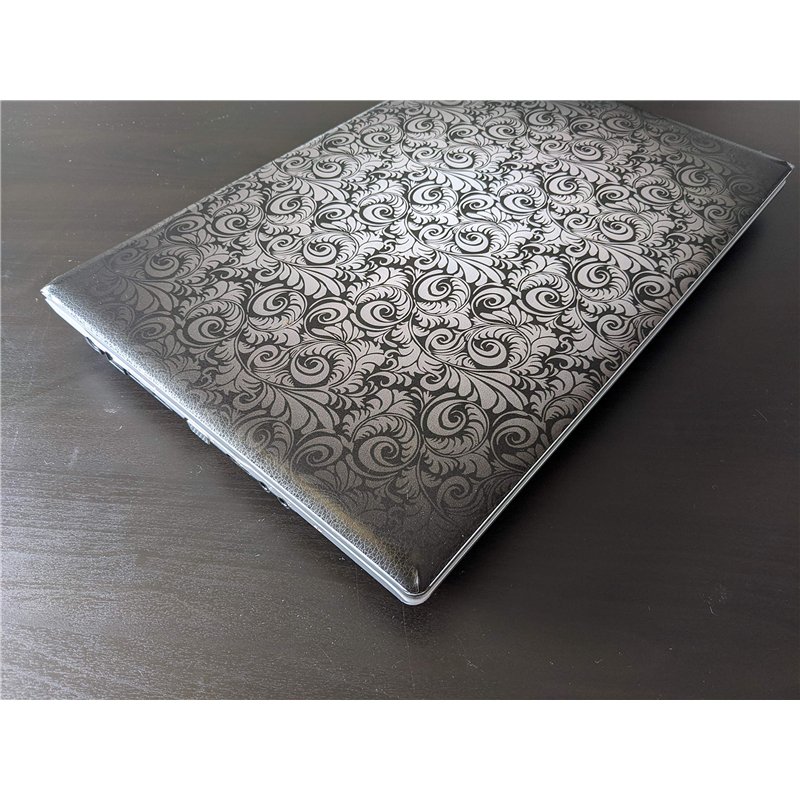 Image secondaire de TaylorHe Skins - Autocollant en vinyle pour ordinateur portable 15 pouces avec motifs colorés et effet cuir, fabriqué en Grande-Bretagne