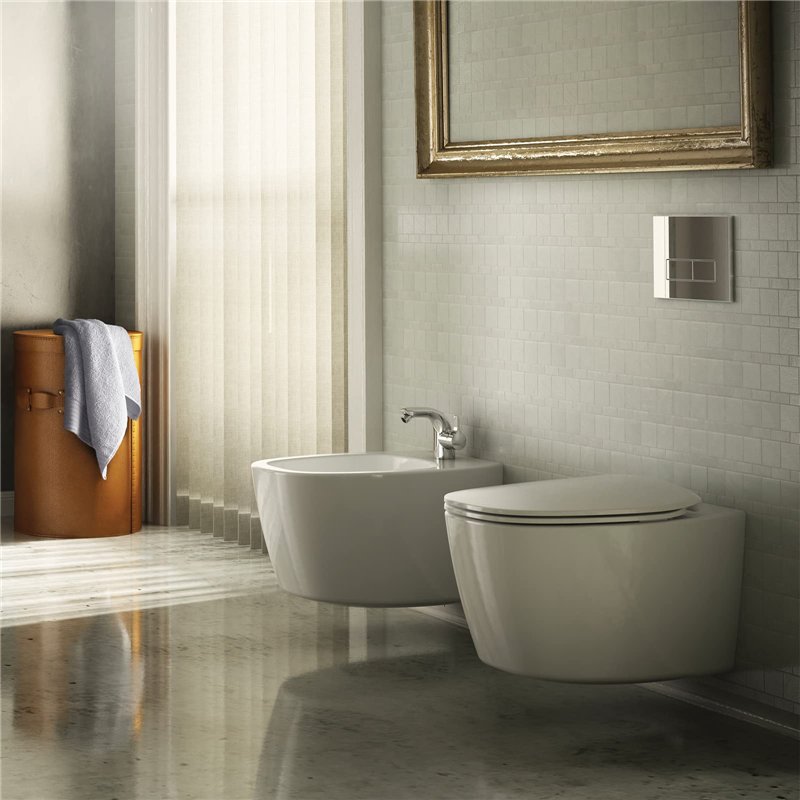 Image secondaire de Ideal Standard A4268AA 7851038 Mélange Mitigeur à levier simple de bidet avec garniture 113 mm Chromé