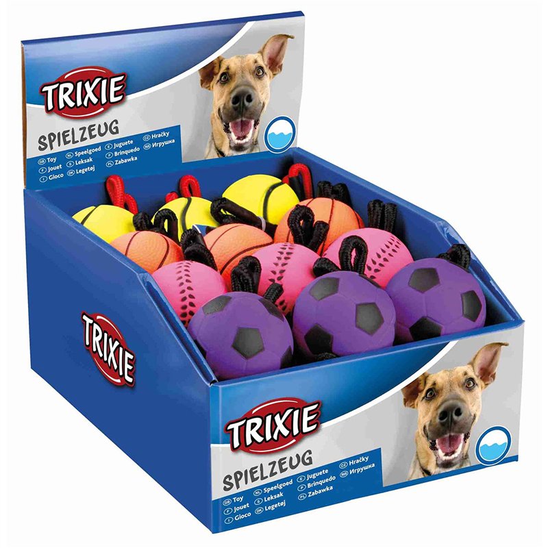 Dog Copenhagen Trixie Pick Up Sorted Dirt Bags with 4 Rollss, Medium, Black Jouet à Mâcher/Lancer/Picot Colorés Balle Flottante