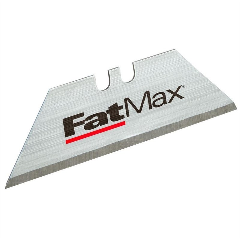 STANLEY 0-11-700 Lot De 5 Lames De Couteau Trapèze - Gamme FATMAX Plus Résistant - Lames Plus Tranchantes -Traitement Par Induct