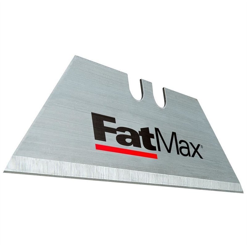 Image secondaire de STANLEY 0-11-700 Lot De 5 Lames De Couteau Trapèze - Gamme FATMAX Plus Résistant - Lames Plus Tranchantes -Traitement Par Induct
