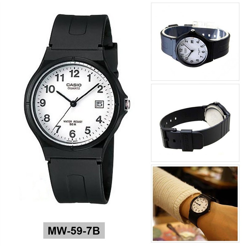 Image secondaire de Casio Montre avec Bracelet en Caoutchouc MW-59-7B