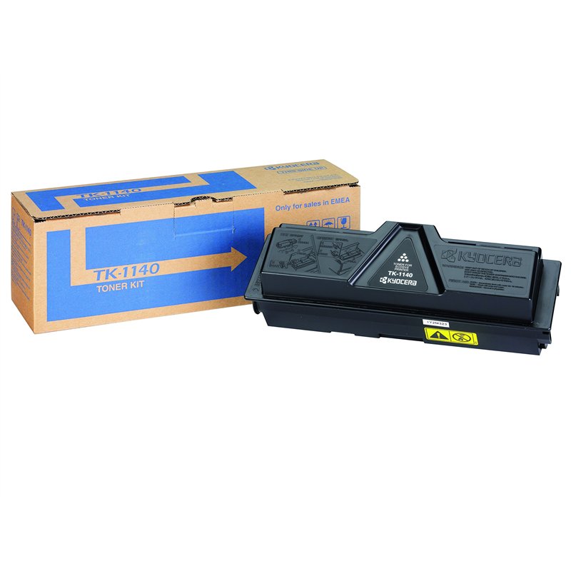 Kyocera TK-1140 Toner Black, 7,200 Pages, Original Premium Printer Cartridge 1T02ML0NLC compatible with ECOSYS FS-1035MFP/DP, FS