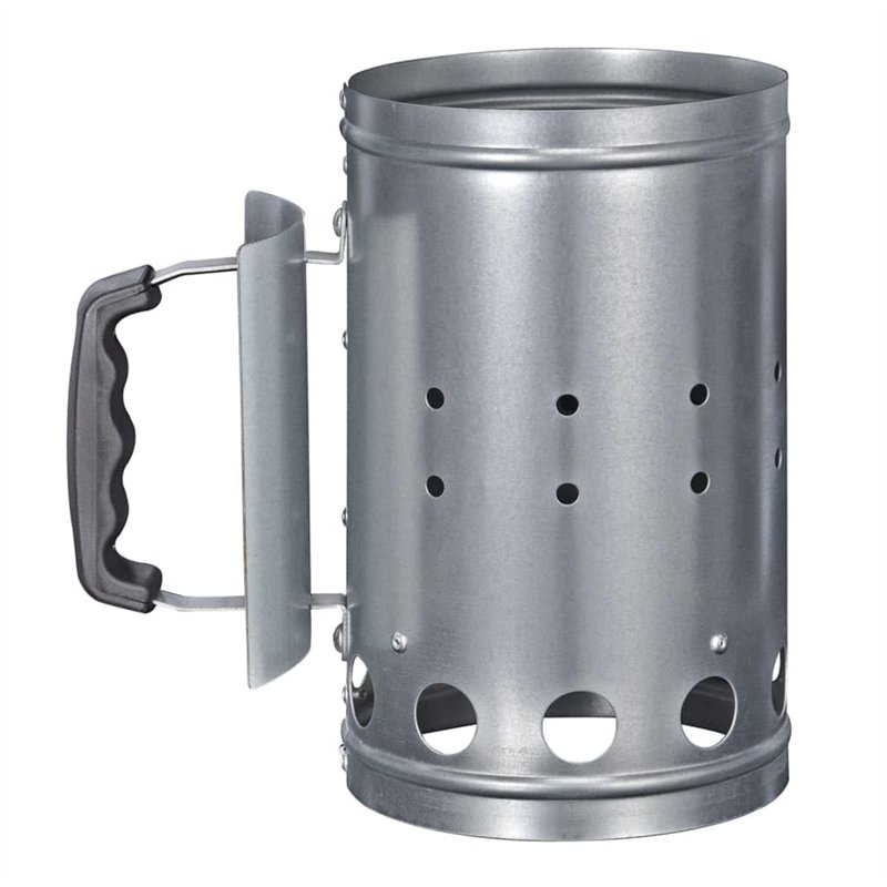 HI 60061 Allume-charbon pour barbecue en métal Argenté