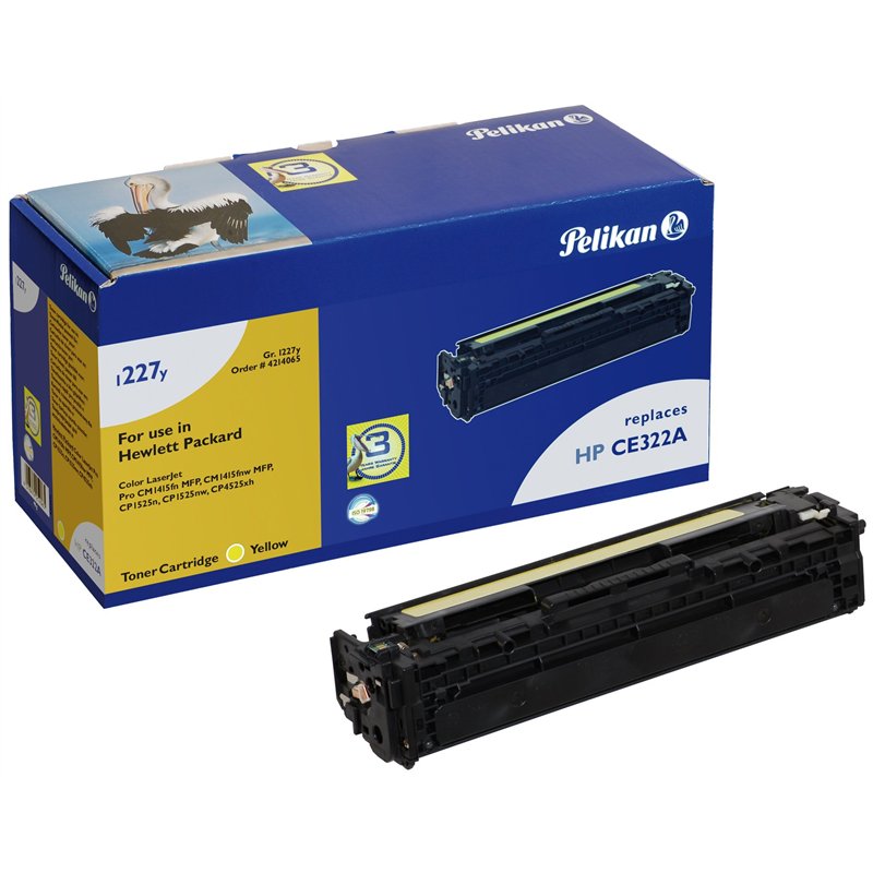 Pelikan 4214065 Toner compatible pour HP CE322A 128A 1300 pages Jaune
