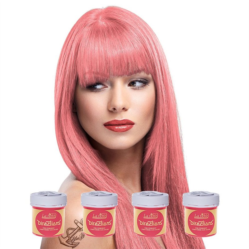 La Riche Directions Lot de 4 colorations semi-permanentes Pot de 88 ml