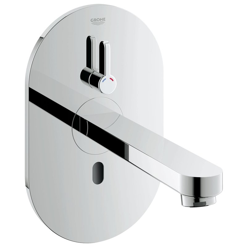 GROHE Mitigeur Lavabo Infrarouge Eurosmart Cosmopolitan E 36315000, Argent (Import Allemagne)