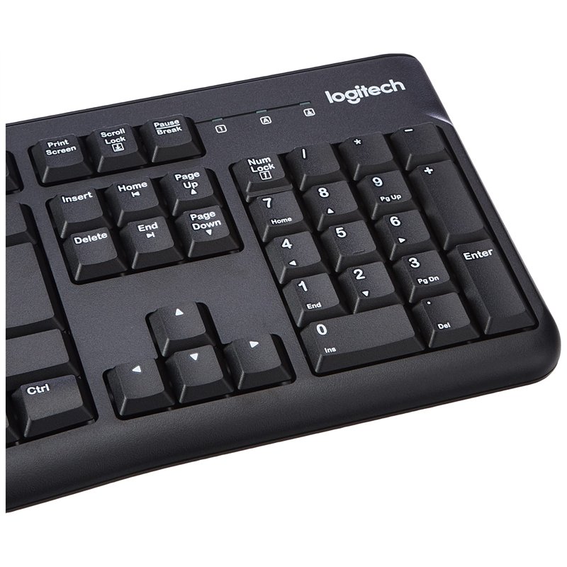 Image secondaire de Logitech K120 clavier USB QWERTZ Suisse Noir - Claviers (Standard, Avec fil, USB, QWERTZ, Noir)