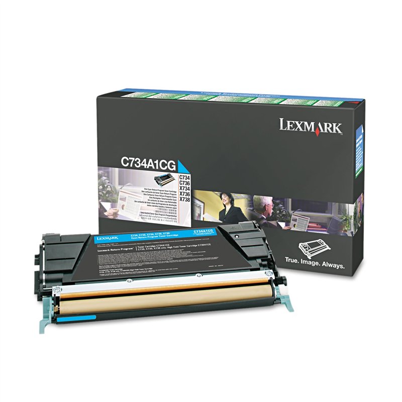 Lexmark - cartouche de toner - cyan