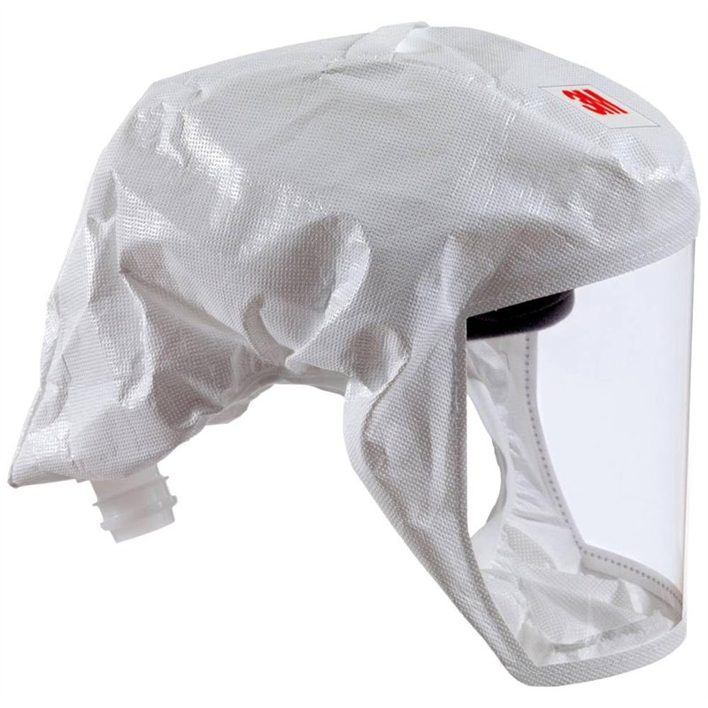 Image secondaire de 3M S-133L1 Cagoule légère à usage unique EN 12941, EN 166 blanc