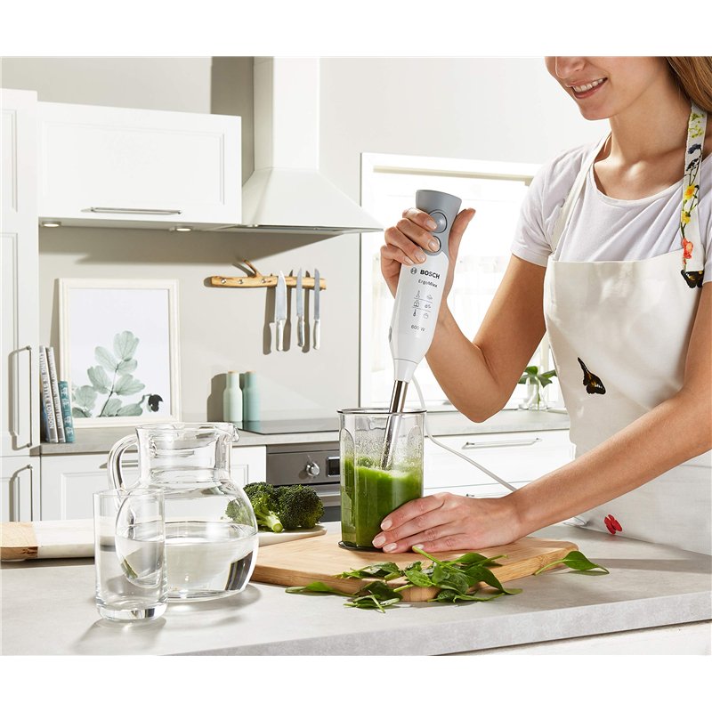 Image secondaire de Bosch MSM66110 ErgoMixx Mixeur-Plongeur 600 W, Blanc/Gris