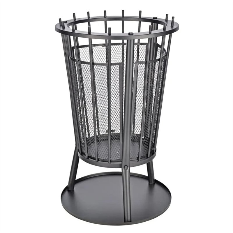 Brasero en métal - 40 x 61 cm - Protection Contre Les étincelles
