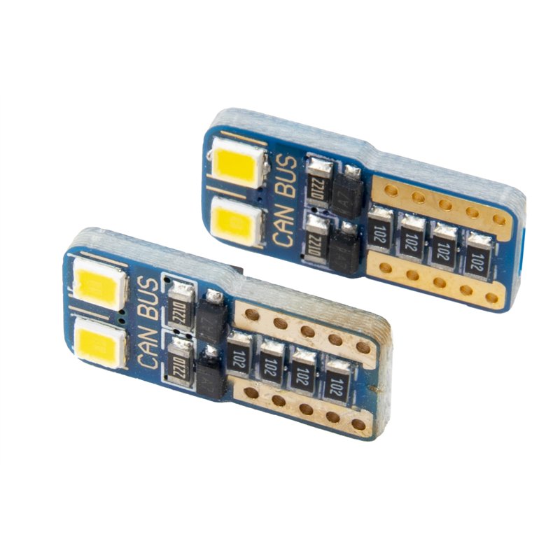 Superlite BOM12642 2AMPOULES LED CANBUS W5W, T10, 501, 194 WHITE ICE 2UD (Il y a 2 ampoules et pas 4. 4 est le nombre de leds.)
