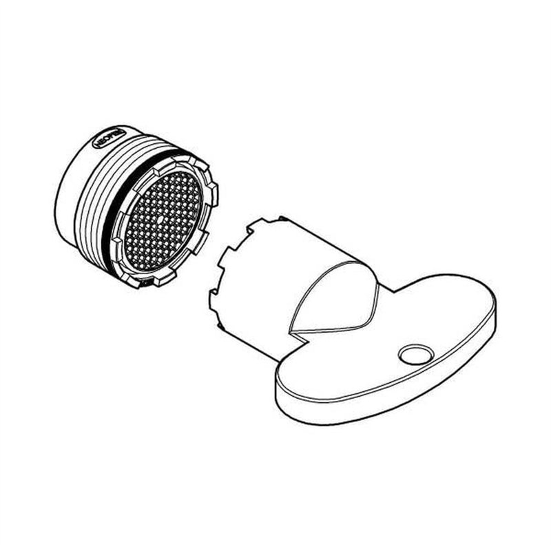 Image secondaire de Grohe Mousseur Quadra 13994000 ,Bleu (Import Allemagne)