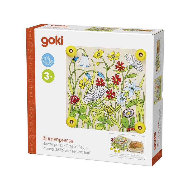 Goki - 2041920 - Loisirs Créatifs - Presse Fleurs Prairie