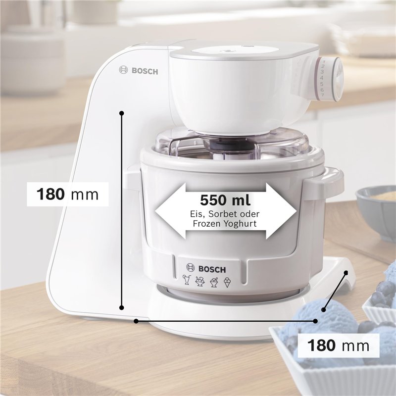 Image secondaire de Bosch; Sorbetière pour robot culinaire MUZ5EB2