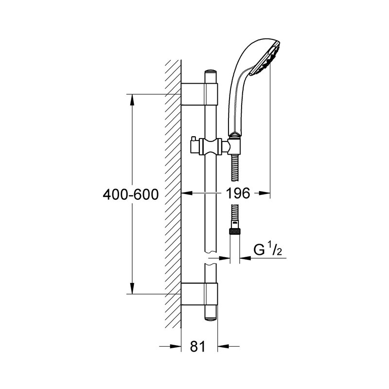 Image secondaire de Grohe Relexa Douchette 28964001 (Lot de 5)