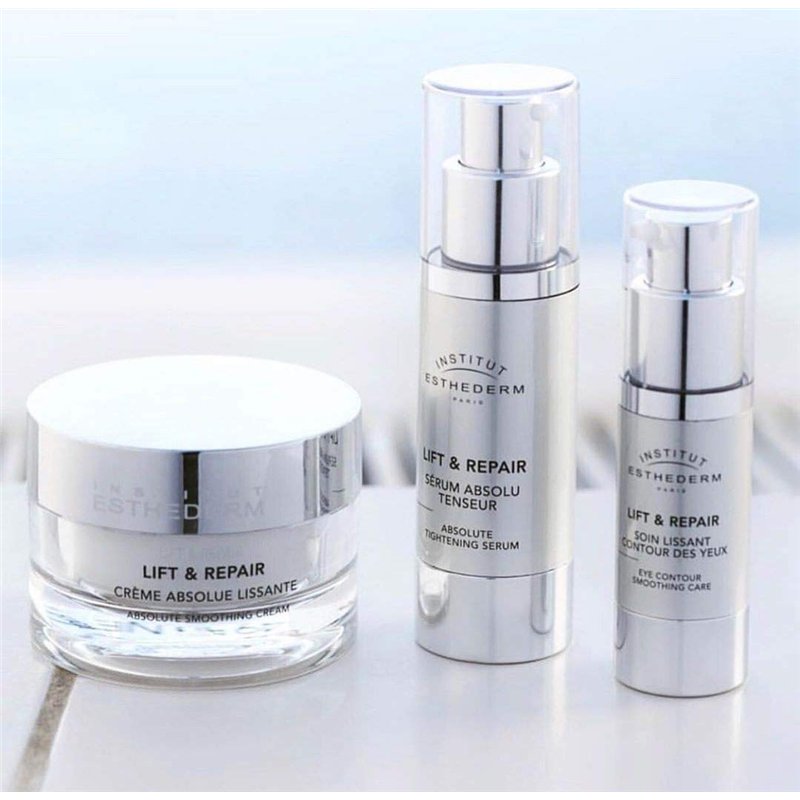 Image secondaire de Institut Esthederm - Sérum Absolu Tenseur - Lift & Repair - Soin Haute Performance Tenseur et Lissant - Anti Rides, Ridules et R