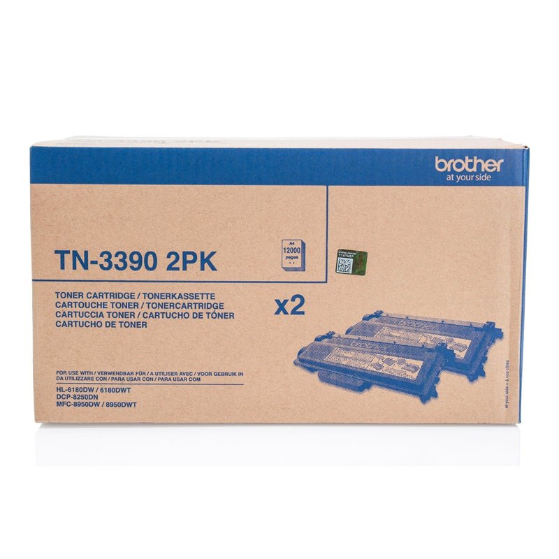 Image secondaire de Cartouche d'encre originale Brother TN3390TWIN Noir