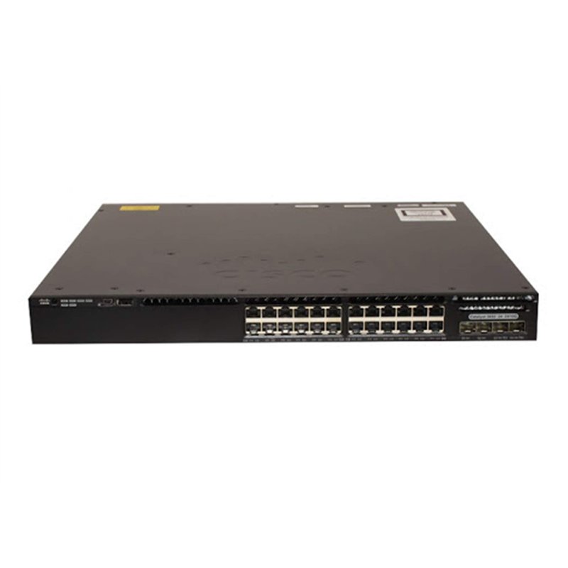 Image secondaire de Commutateur réseau Cisco Catalyst 3650-24TD-L, 24 Ports GbE, 2 Ports de Liaison Montante 10G et 2 Ports de Liaison Montante 1G,