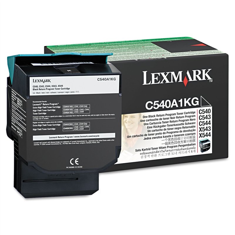 Cartouche de Toner de Marque Lexmark 1x Noir 0C540A1KG