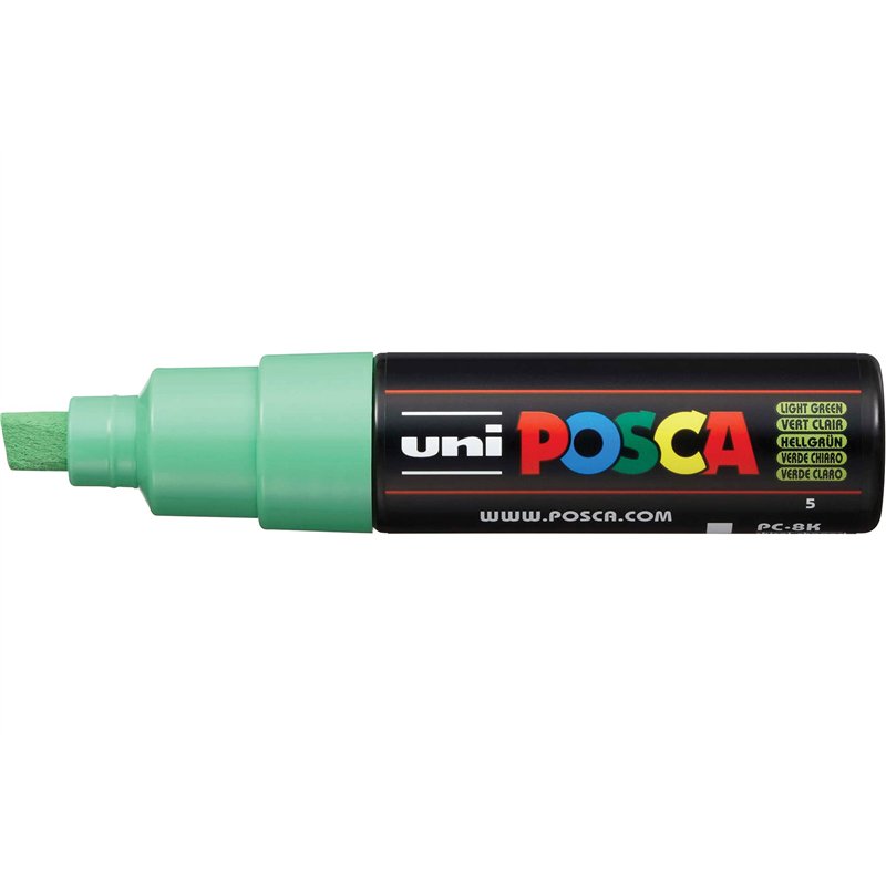 Uni-Ball Marqueur Posca PC8K vert foncé pointe large biseau
