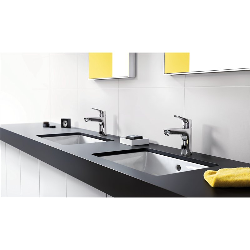 Image secondaire de hansgrohe Focus Focus 100 Mitigeur de lavabo sans tirette ni vidage bas débit, chromé, 31513000