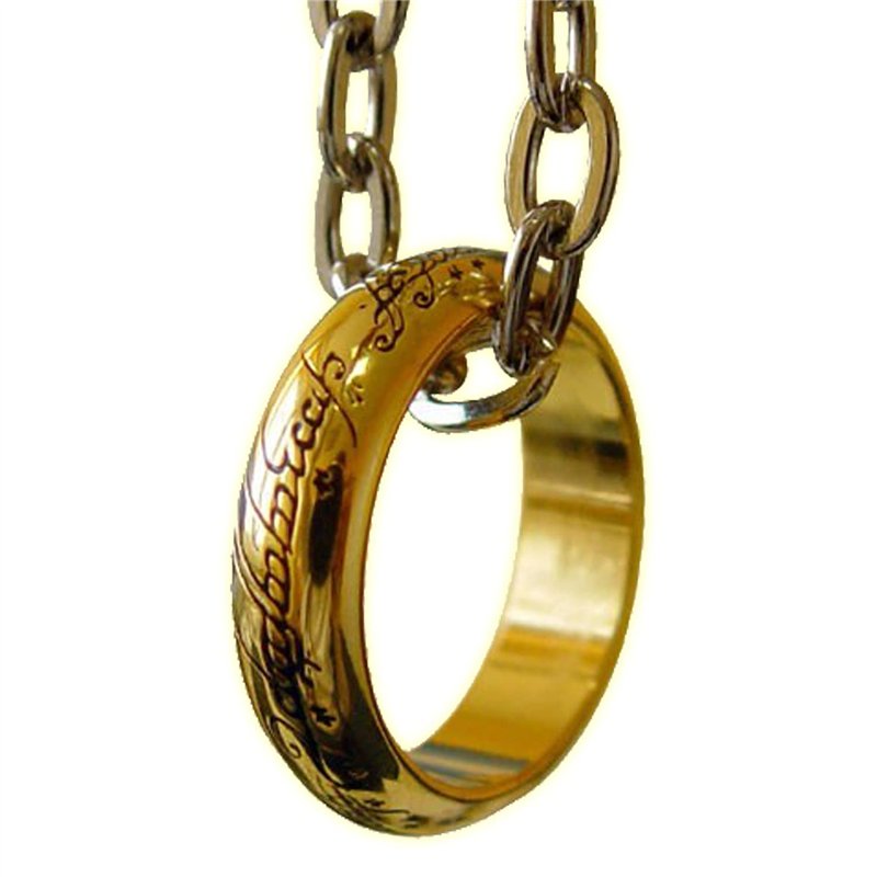 Image secondaire de The Noble Collection The Lord of The Rings The One Ring - Costume One Ring on 24in (61cm) Chain - Officially Licensed Film Set M