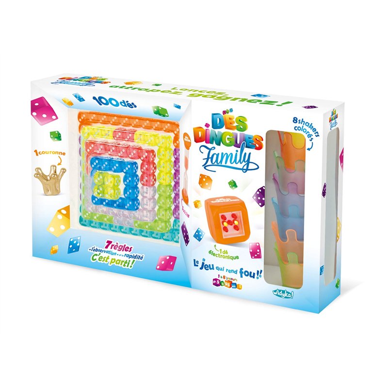 Widyka! - Dés Dingues Family - Jeu de Société - Jeu d'Ambiance