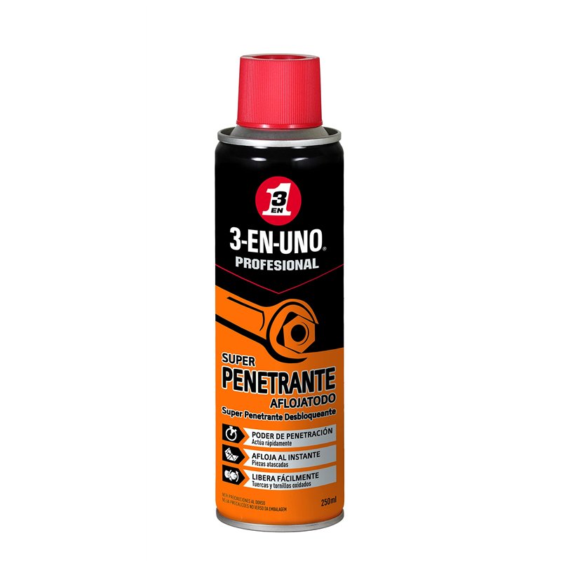 3-EN-UNO Profesional - SUPER PENETRANTE AFLOJATODO - Spray 250 ml. X 6