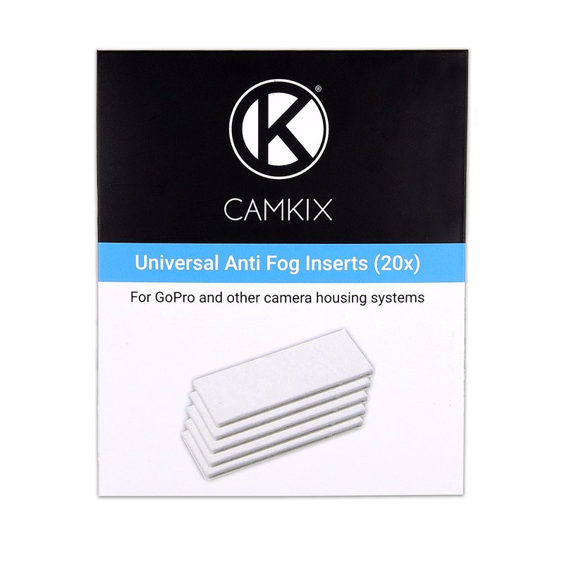 Inserts Anti-buée Compatible Lot de 20 avec GoPro Hero et Autres caméras - Inserts Anti-humidité réutilisables pour Action-cams